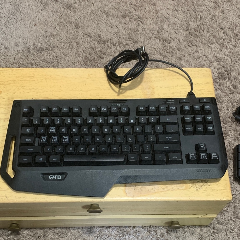 logitech G410 Black Gaming Keyboard with Wired Connection